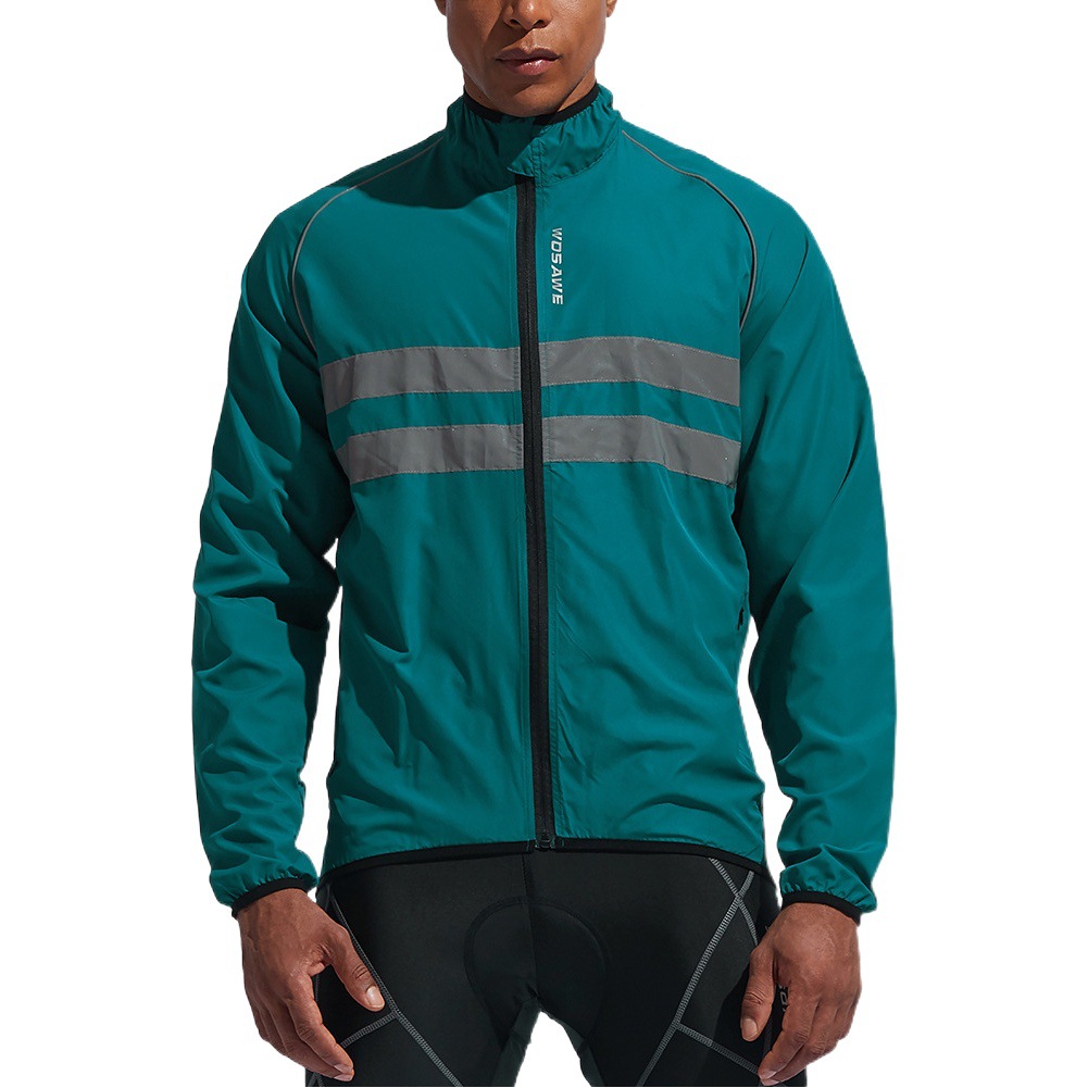 Wosawe off-road motocicleta chaqueta de montar bicicleta de manga larga reflectante transpirable piel cazadora impermeable