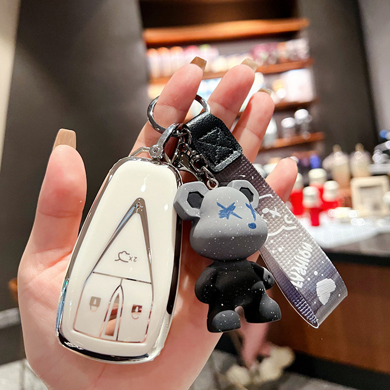 장안 C3 키 화이트 + 그레이 베어