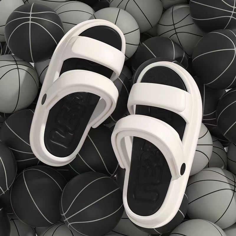 Nuevas zapatillas para hombres de verano con suela gruesa pareja deportiva al aire libre con suela suave de moda dos sandalias de playa al por mayor