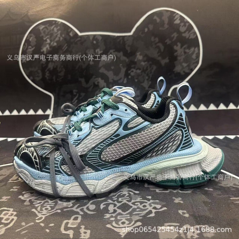 莆田純正パリ Track3XL ダッドシューズ男性と女性の靴レトロアウトドア厚底高さ増加カップルシューズランニングシューズ|undefined