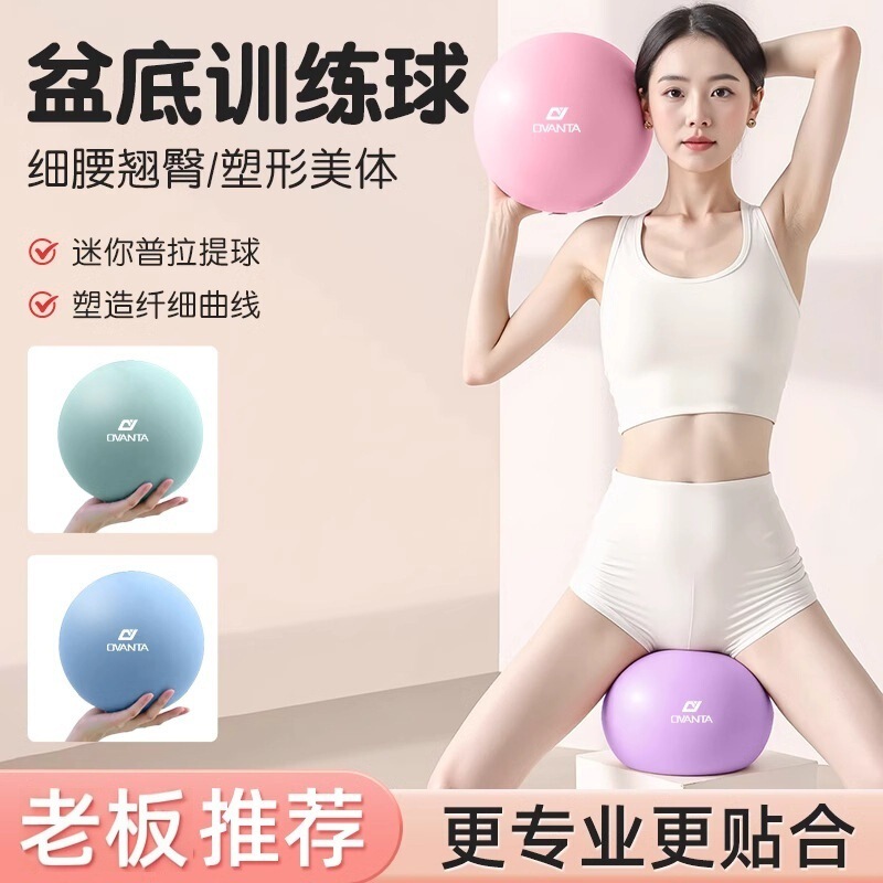 Pilates Small Ball Pelvic Floor Muscle Training Ball for Adults, Postpartum Recovery Core Balance Yoga Ball, Thickened and Explosion-Proof