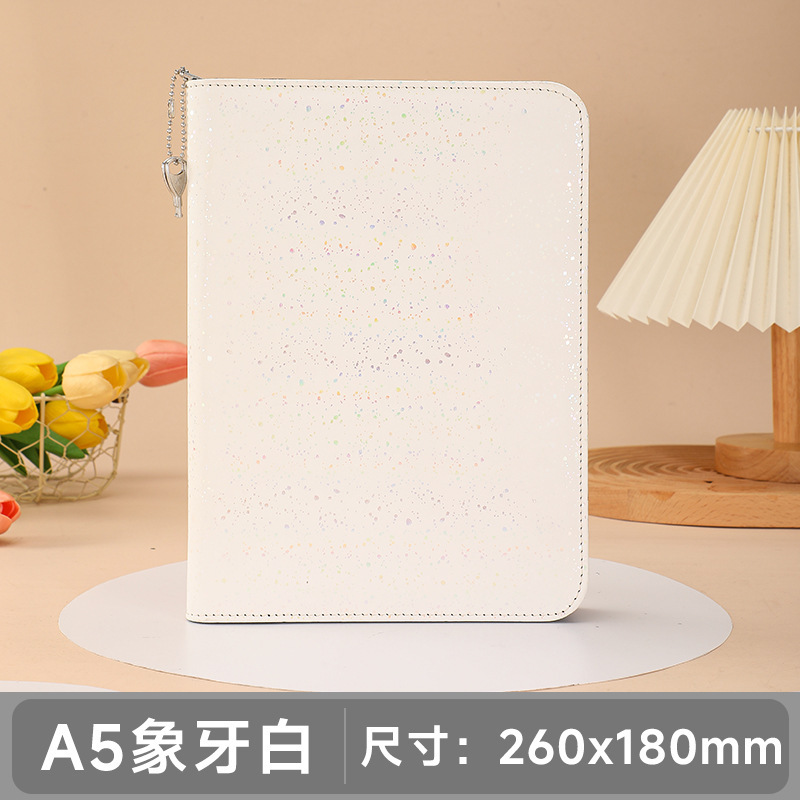Bolsa con cremallera de grano de madera blanda, cuaderno, oficina de negocios multifuncional, cuaderno, diario de regalos de vacaciones empresariales para maestros