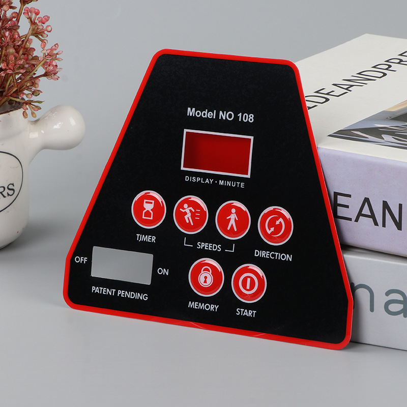 厂家制作薄膜开关仪器机械设备按摩椅跑步机pvc按键亚克力面板