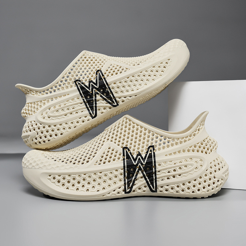Isomeric Honeycomb Hole Shoes for Men and Women 2026 Summer Breathable Non-Slip Beach Shoes, River Tracing Shoes, Slip-On Water Shoes