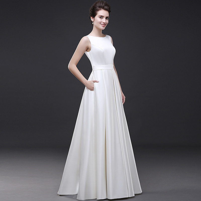2023 New Amazon wish beach wedding dress simple white long A- line dress ball party evening dress 2023 New Amazon wish beach wedding dress simple white long A- line dress ball party evening dress