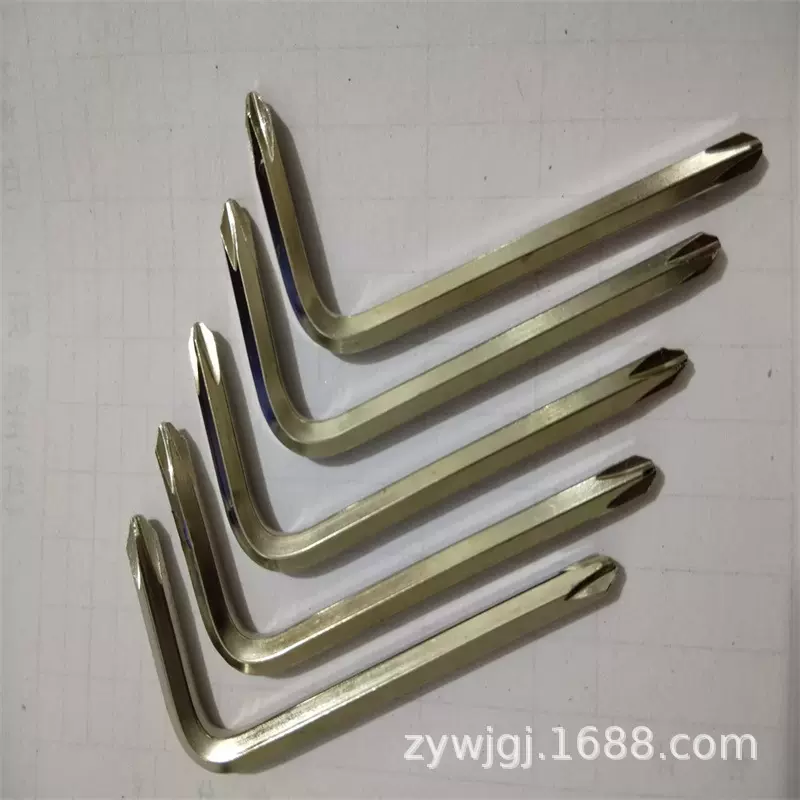 厂家双头十字内六角扳手 米字两用扳手 内六角L型扳手家具螺丝刀