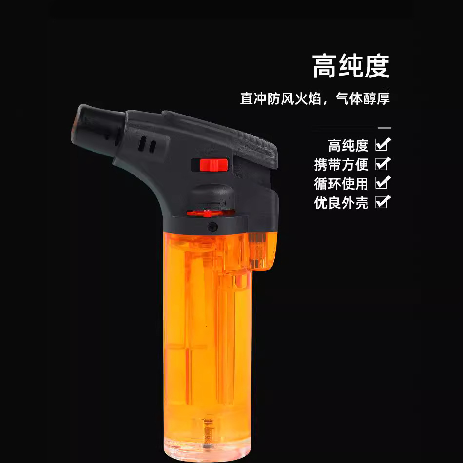 Cigar igniter thickness and incense lighter creative windproof moxibustion lighter special musket straight