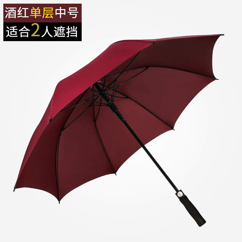 ゴルフ傘 長柄 大型 厚手傘 カスタム印刷 広告傘 メンズ 特大 直傘 耐風雨