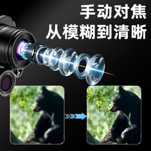 Tactical Electronic Professional Head-Mounted Low-Light Night Vision Monocular Outdoor High-Definition Digital Night Vision Glasses Binocular Full Color