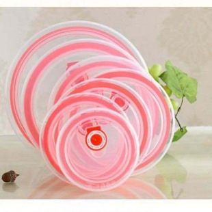 Sealing Lid, Fresh-Keeping Lid, Bowl Lid, Universal Microwave Heating Round Lunch Box, Household Food Silicone Lid, Wholesale
