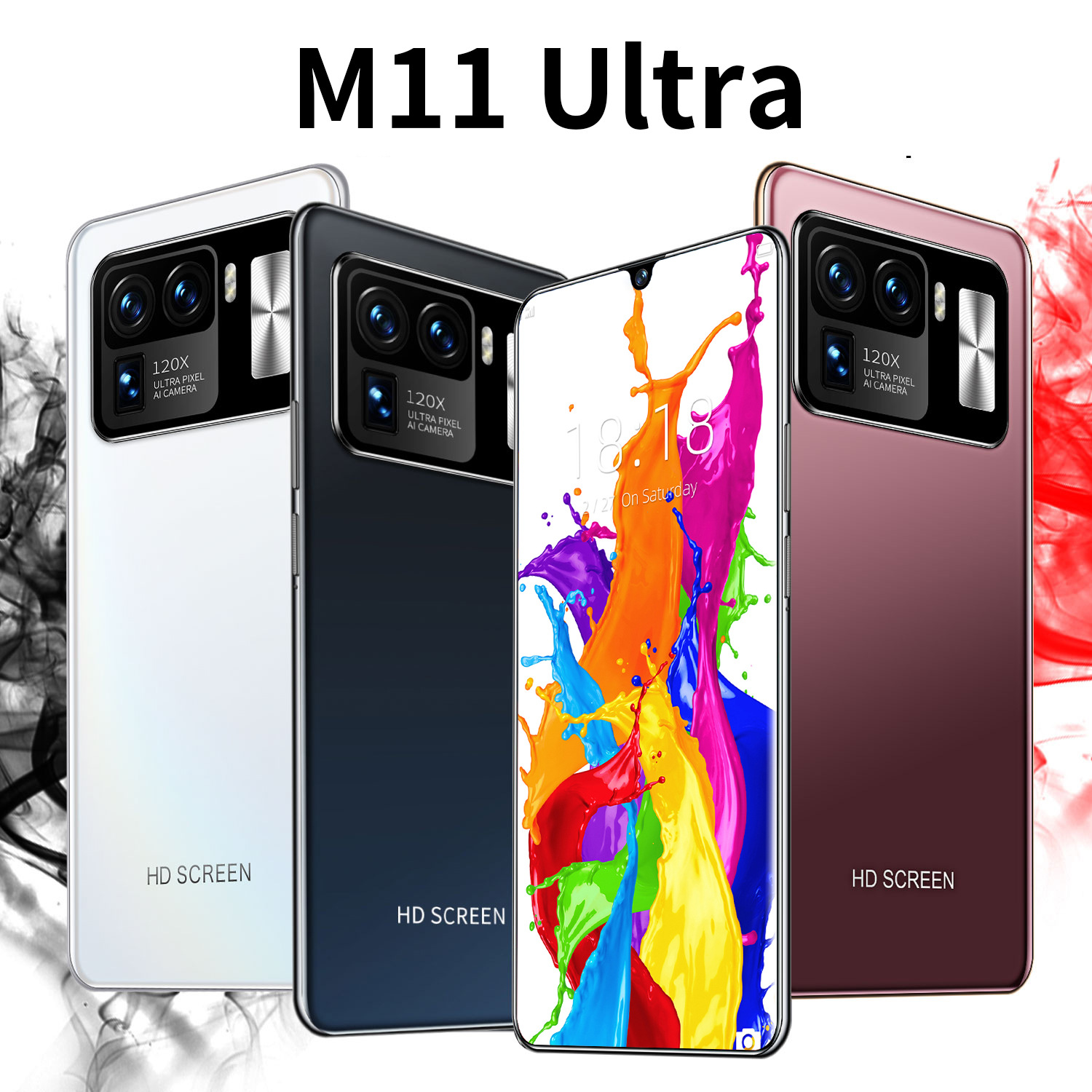 新款智能手机M11Ultra跨境国产安卓手机爆款2+16G一体机 外贸专供