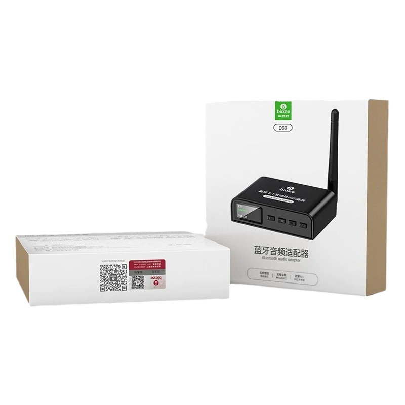 Biyaz D60 Bluetooth-адаптер Беспроводной аудиоплеер на уровне CD качество звука Hi-Fi аудиоприемник