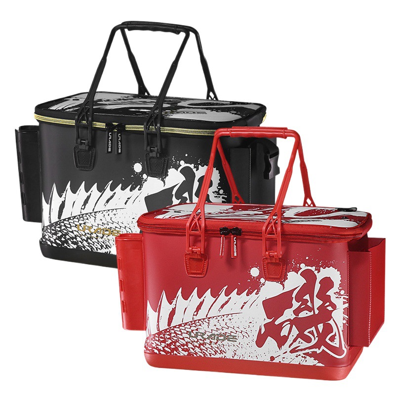 Eva caja de pesca caja de peces vivos multifuncional Pesca de Mar roca cebo de pesca bolsa caja de almacenamiento 40cm Cubo de pescado 1 pieza entrega transfronteriza