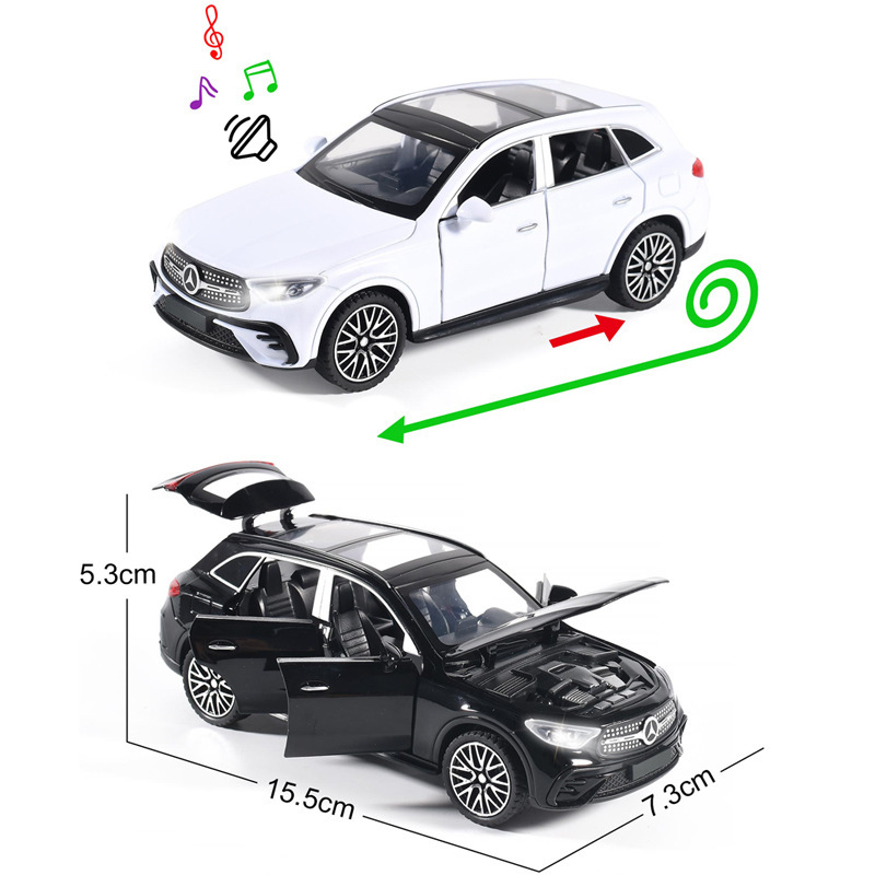 Foreign trade 1:32 die-casting zinc alloy car with light and sound simulation alloy model ornaments car model children's toys