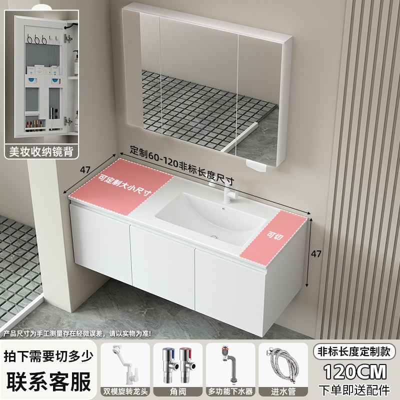 Ángulo cortado panal de abeja gabinete de baño cerámica integral lavabo de forma especial tamaño de inodoro envase lavabo de columna de tubo