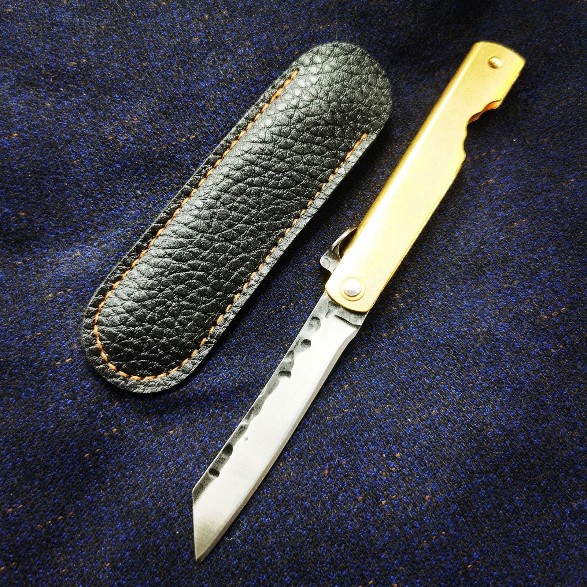 Al Aire Libre Damasco cuchillo plegable mini cuchillo plegable portátil autodefensa cuchillo táctico cuchillo hecho a mano herramienta de pesca portátil