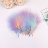 Manufacturers supply Turkey Hair DIY colorful vascular velvet feather jewelry accessories decorative feather wholesale