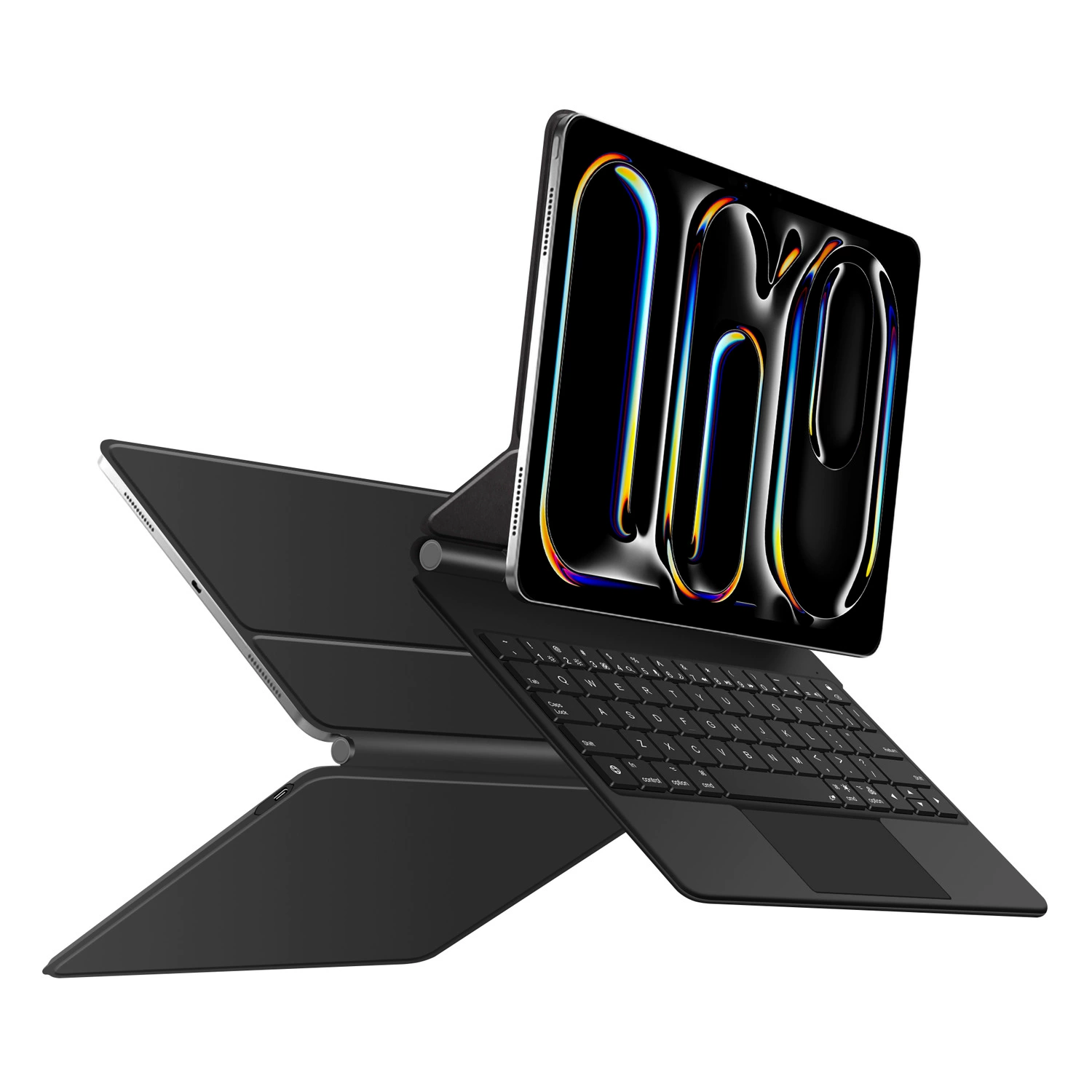 Magic Keyboard совместим с iPad Pro/Air, контакт через Pogo Pin напрямую соединяется с M5