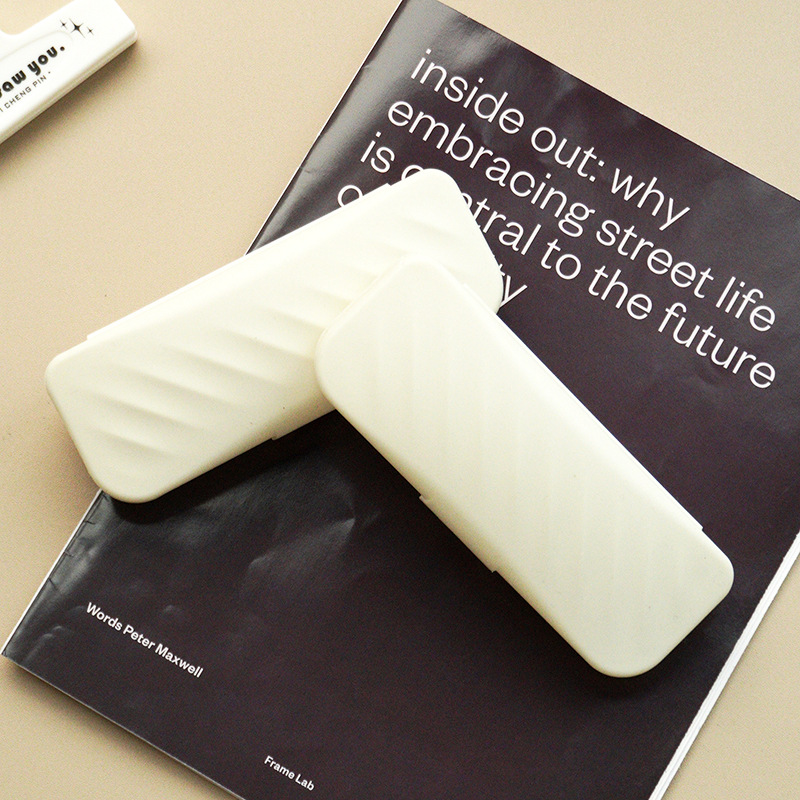 Caja de gafas de plástico blanco arroz fabricante de caídas al por mayor cajas de almacenamiento de gafas de alta calidad de gafas