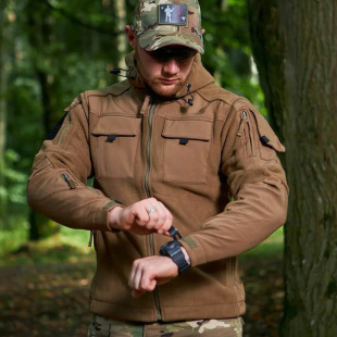 Outdoor Spliced ​​Fleece Jacket Men's Polar Fleece Soft Shell Jacket Liner Jacket Customized Product