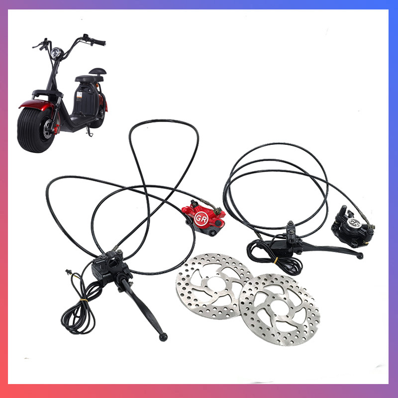 Harley Scooter Eléctrico freno delantero y trasero bomba de freno de disco hidráulico conjunto de cableado longitud 2200mm/1200