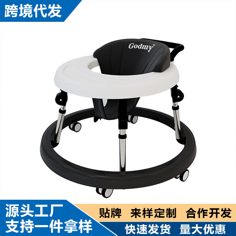 Baby Walker, Anti-O-Leg, Multi-Functional, Anti-Rollover, 5-18 Months, Can Sit and Push, Learn to Drive, Kidsren's Stroller