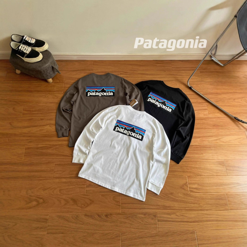 In-Stock Foreign Trade Cross-Border Pata Bata m's L/S P-6 Eco-Friendly Long-Sleeve T-Shirt for Men and Women, Pure Cotton Thin Sweatshirt Trendy In-Stock Foreign Trade Cross-Border Pata Bata m's L/S P-6 Eco-Friendly Long-Sleeve T-Shirt for Men and Women, Pure Cotton Thin Sweatshirt Trendy