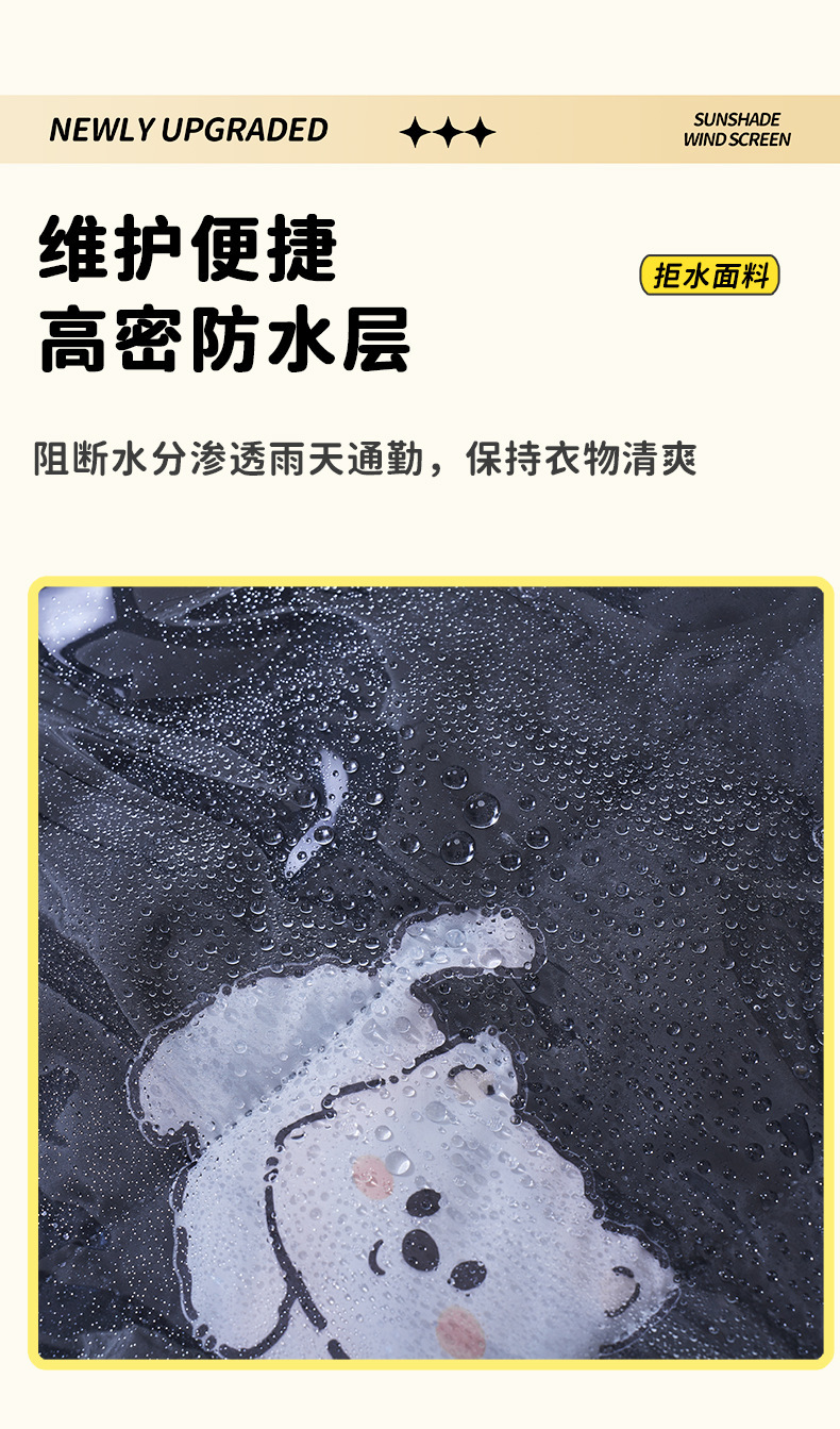 Electric Vehicle Windshield, Sun Protection, Rain Cover, Battery Motorcycle, Universal Waterproof Transparent Front Windshield for All Seasons