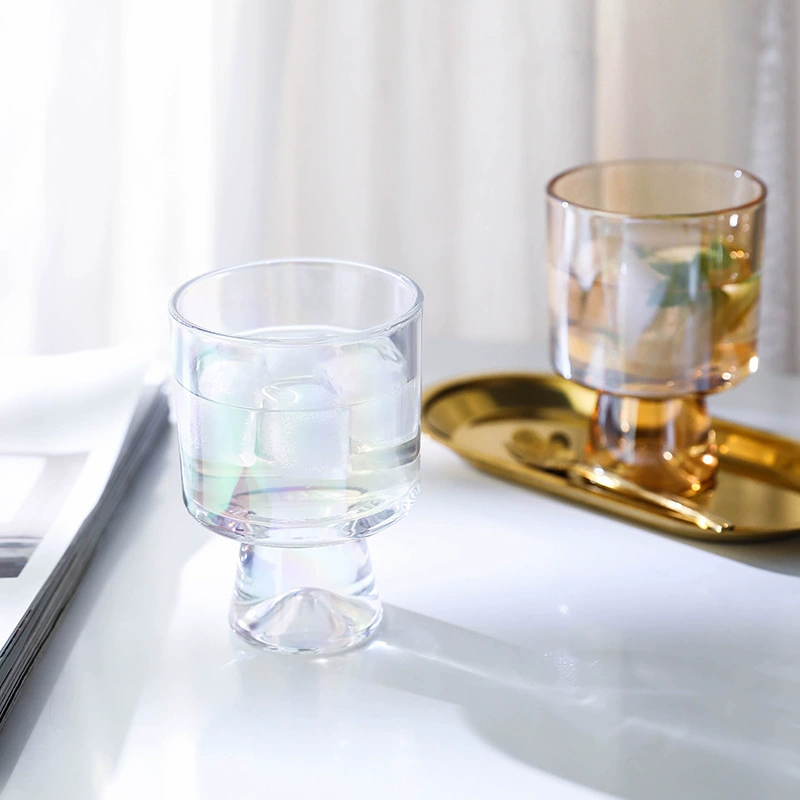 Japanese -style high -foot snow mountain bottom ins onS Wind ONDO is the same tall ice cream glass cup yogurt dessert ice cream cup