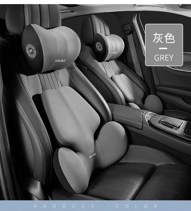 Car headrest car pillow car driving seat memory foam waist protection car pair of car pillow neck pillow