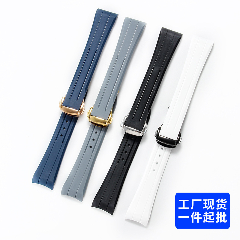 Suitable for Omega Speedmaster Moonswatch Co-Branded Rubber Watch Strap 310 Liquid Rubber Watch Strap for Men 20mm Suitable for Omega Speedmaster Moonswatch Co-Branded Rubber Watch Strap 310 Liquid Rubber Watch Strap for Men 20mm