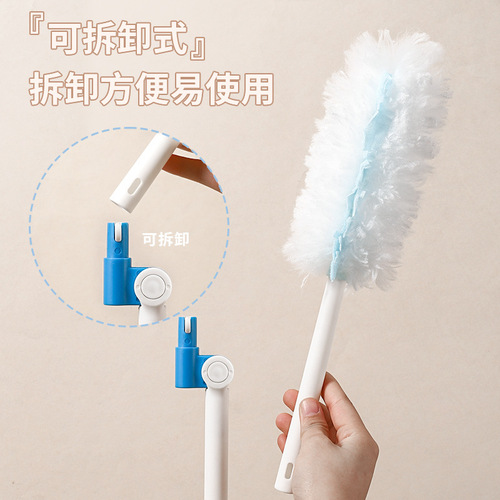 Double-sided electrostatic dust duster cleaning dust-proof dust sweeping artifact disposable dust household vacuum retractable feather duster