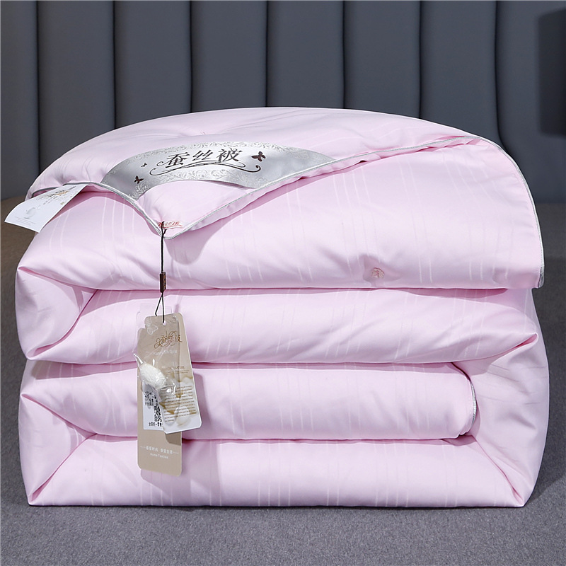 Factory Direct Sales 100% Cotton Damask Pattern Silk Quilt Cover Core Wholesale Company Gift Quilt Autumn/Winter Four Seasons Summer Cool Cover