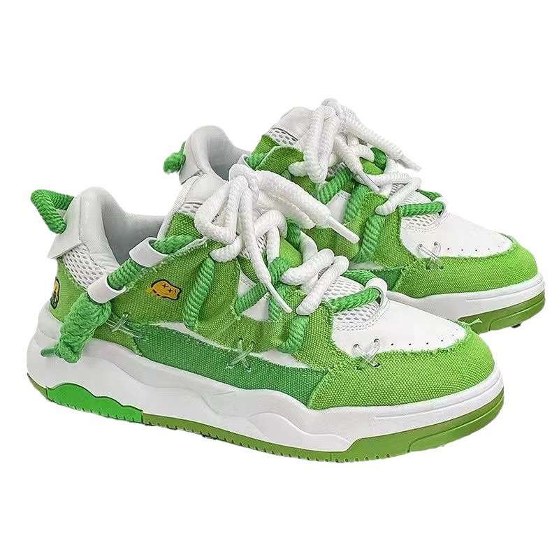 Muške cipele, proljetne nove prozračne platnene cipele s dezodoransom, lagane i svestrane muške ležerne sportske modne cipele s debelim potplatom_voghion.com