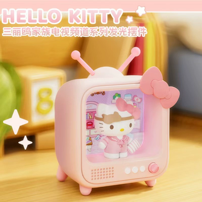 Санрио, Hello Kitty, светящийся минифигурка, милый ночник, подарок на День рождения