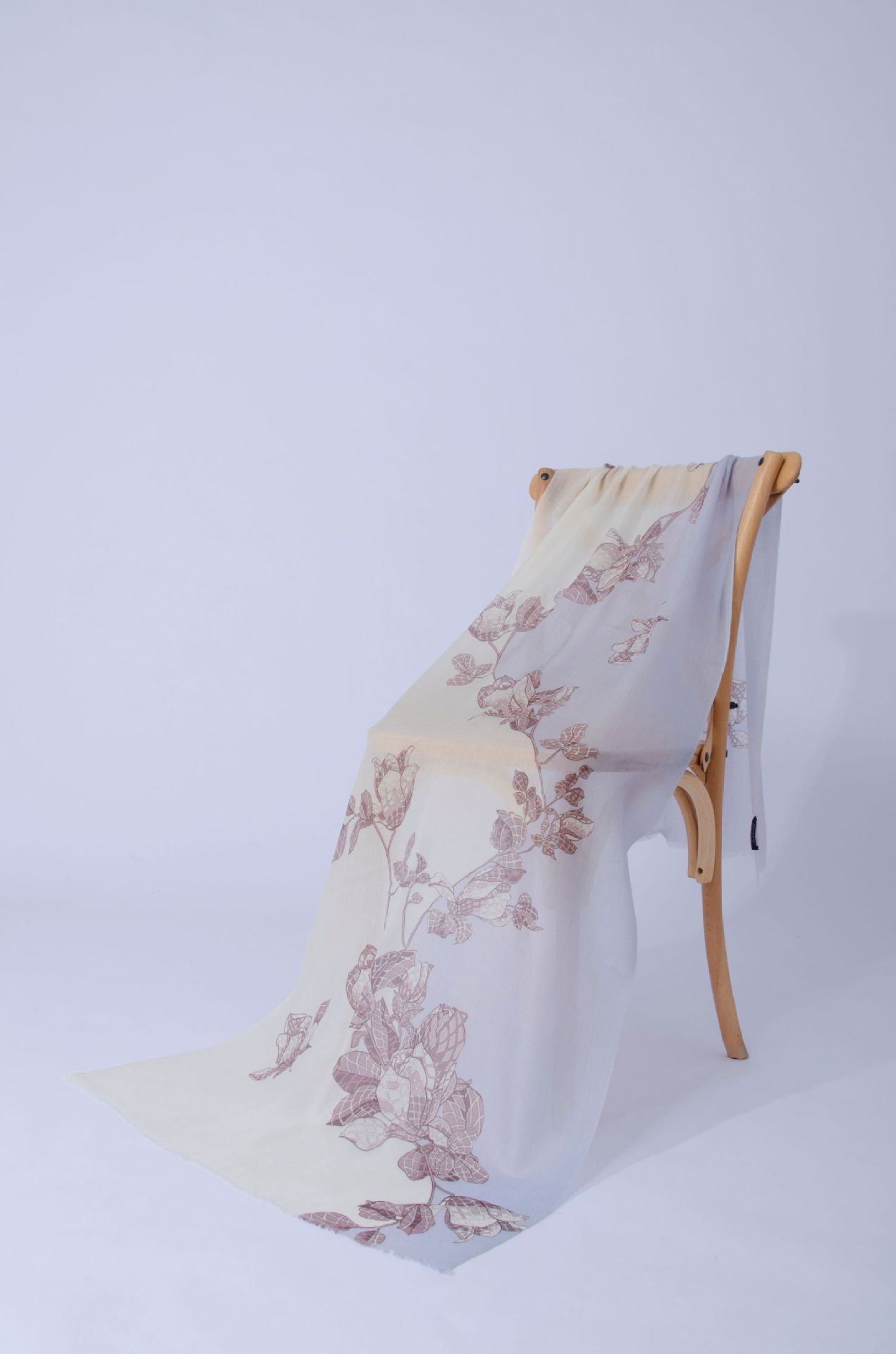 Fábrica de Mongolia Interior cabello recto de cachemira pura impresión por computadora de pulverización otoño y invierno cuatro estaciones ligera y delgada bufandas de moda