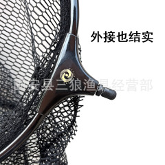 大物抄網頭外接大物款50  60口徑加厚網布大物網頭撈魚網批發