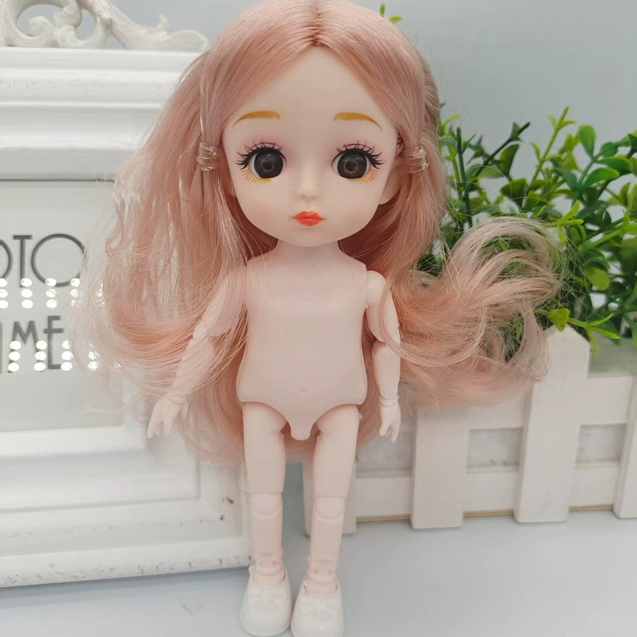 Кукла, игрушка для переодевания, мультяшные заколки для волос, 17 см, 6 дюймов, стиль, оптом