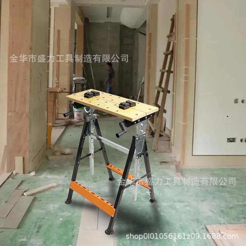 厂家供应可翻转工作台,多功能锯马,可安需要调整档位!操作台
