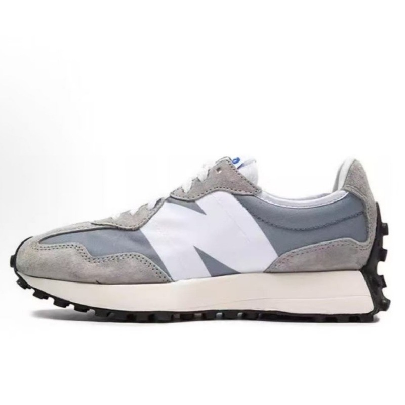 莆田 NB327 スポーツシューズ生地スエードスプライシングアッパーカップルお父さん靴軽量クッション性レトロランニングシューズ|undefined