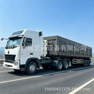 厂家出售花栏半挂车 箱式侧翻自卸半挂车 电动牵引车头 自卸车
