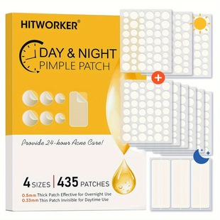 Cross-Border Exclusive Acne Patches, Gentle Cleansing Acne Closed Mouth Repair Skin Facial Invisible 435Pcs Acne Patches