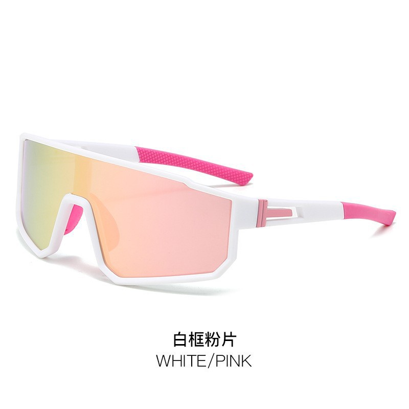 Gafas de sol deportivas de ciclismo para exteriores con montura grande para hombres y mujeres, gafas a prueba de viento para senderismo nocturno, gafas de sol para montañismo y correr