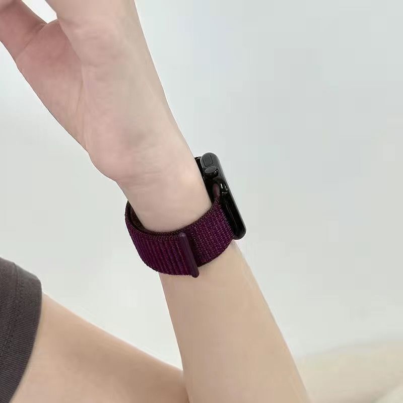 iwatch ナイロンループマジックストラップ S10 Apple S9 ウォッチ SE スポーツ 8/7/6/5 リストバンド男性と女性に適しています。|undefined