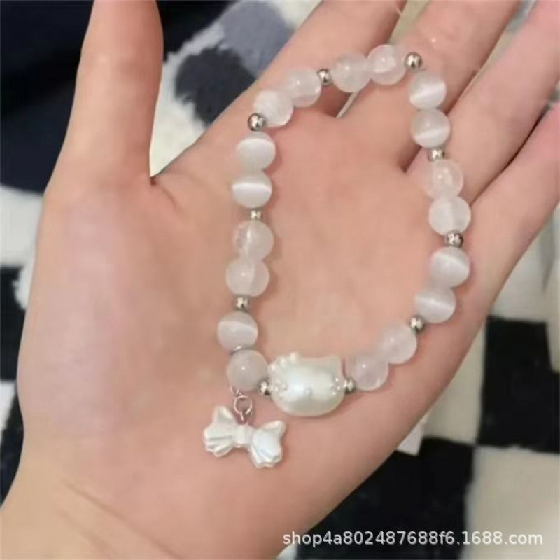 Tiktok Trending Hello Kitty Butterfly Couple Bracelet for Women, Stylish Design, Perfect Gift for Girlfriend or Best Friend