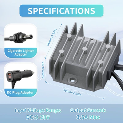 Cable 12V to 30V3.5A – Siqaret yandırıcısı