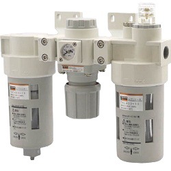 TRUSCO中山FRL组件3件套TACT403-8空气过滤器/调节器/润滑器组件