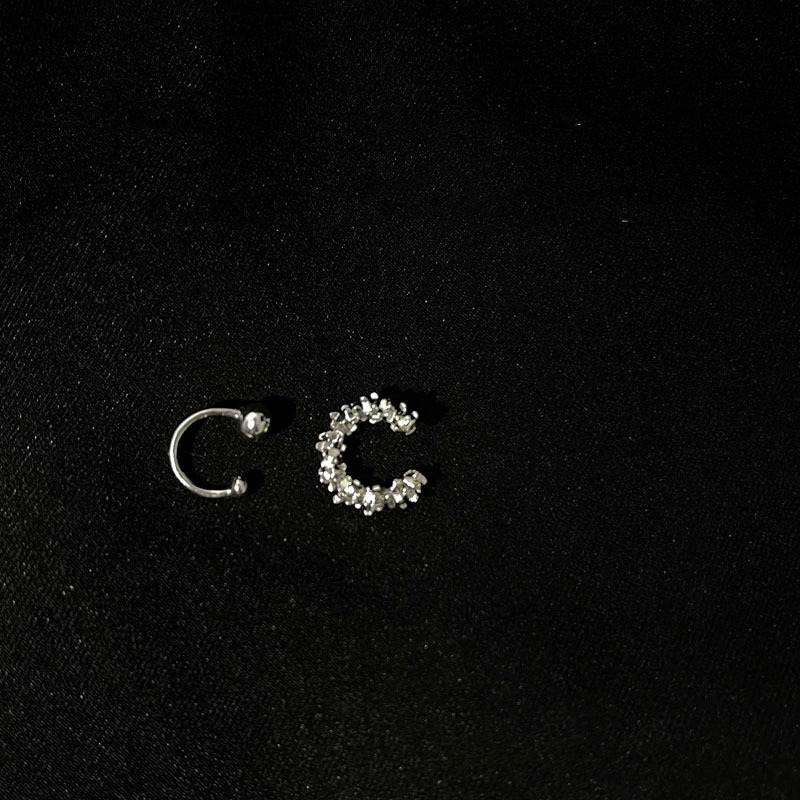 Plating Design Wholesale Jewelry Simple Style C Shape Metal No Inlaid Plating Earrings
