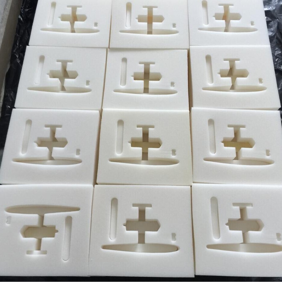 电极管防爆海绵内衬盒 白色棉绝缘泡棉盒内托造型 瓷器茶壶泡沫