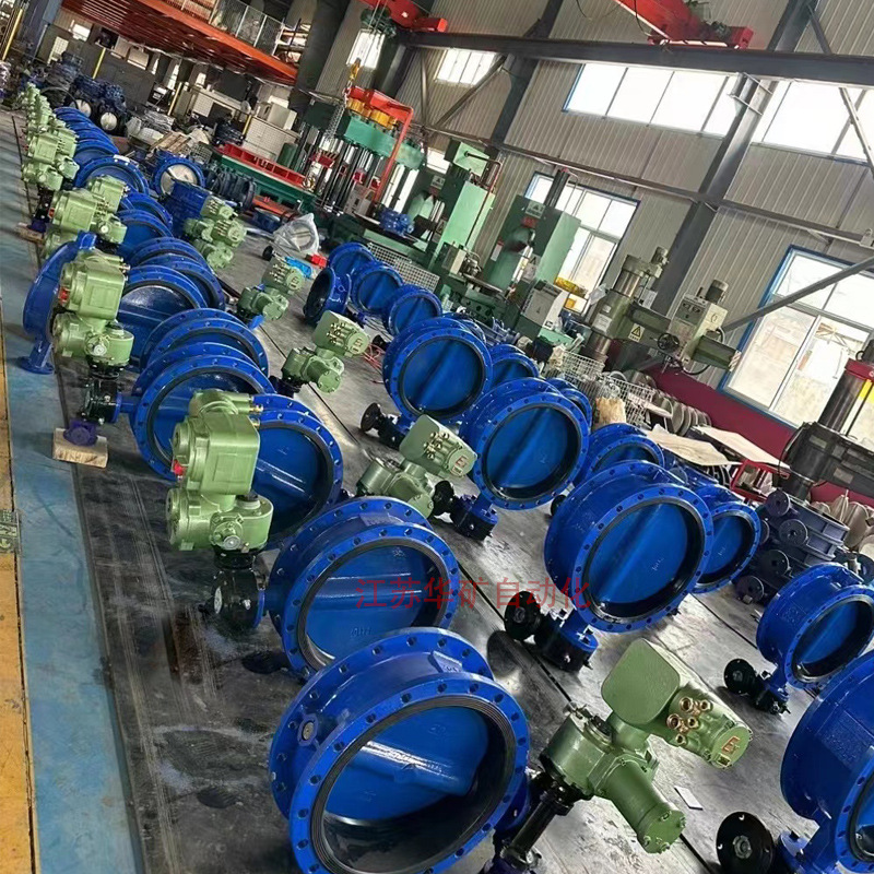 华矿 WSD943F-16Q瓦斯排放用电动蝶阀 DN400矿用隔爆型电动蝶阀